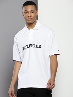 Tommy Hilfiger - Embroidered Logo Relaxed-Fit Cotton Polo T-Shirt