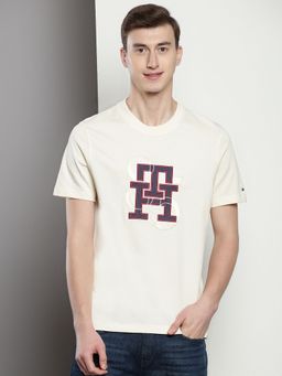Tommy Hilfiger - Embroidered Logo Regular Fit Cotton T-Shirt