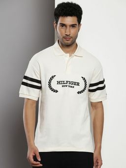 Tommy Hilfiger - Embroidered Logo Relaxed-Fit Cotton Polo T-Shirt