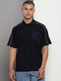 Tommy Hilfiger - Embroidered Logo Relaxed-Fit Cotton Polo T-Shirt