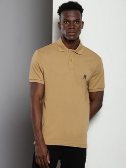 Tommy Hilfiger - Solid Regular Fit Cotton Polo T-Shirt