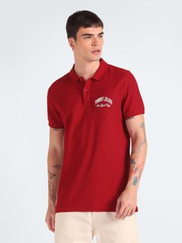 Tommy Hilfiger - Embroidered Logo Regular Fit Cotton Polo T-Shirt