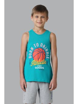 Van Heusen Innerwear - Van Heusen Boys Smart Tech & Easy Stain Release Vest - Misty Teal