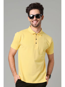 NEOFAA - Exclusive Daffodil Yellow Polo T-Shirt for Men