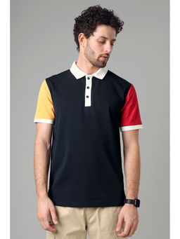 NEOFAA - Exclusive Navy Blue Smart Polo T-Shirt for Men
