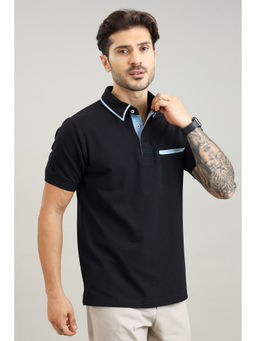 NEOFAA - Signature Men's Navy Blue Polo T-Shirt