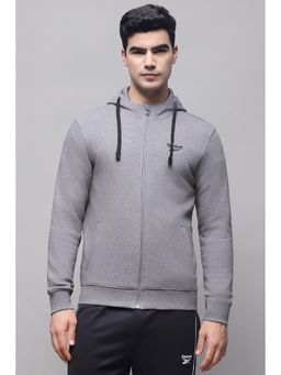 Reebok - Grey Men Hoodie
