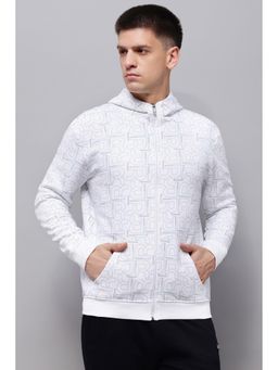 Reebok - White Men Hoodie