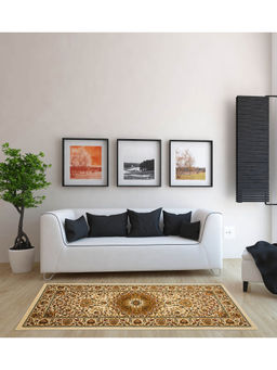 OBSESSIONS - Beige Ethnic Bedside Runner