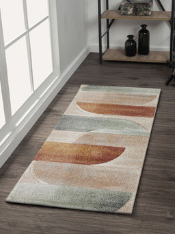 OBSESSIONS - Rust Abstract Bedside Runner