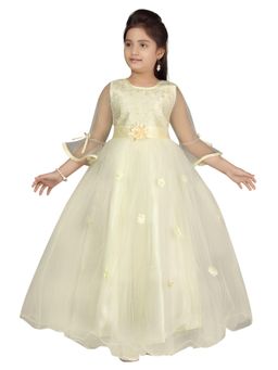 Aarika - Cream Embroidery Gown