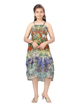 Aarika - Multi Colour Georgette Midi Dress