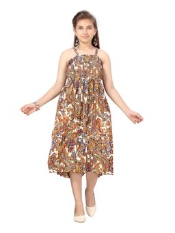 Aarika - Multi Colour Georgette Midi Dress