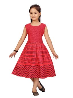 Aarika - Gajri Colour Cotton Midi Dress