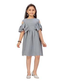 Aarika - Grey Colour Party Wear Midi