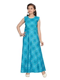 Aarika - Firozi Colour Maxi Dress