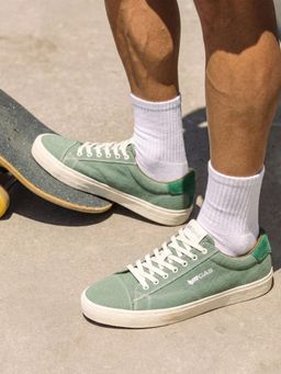 GAS - Men Alpha-77 Green Sneakers
