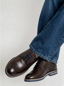 GAS - Men Velourstep Brown Derbies