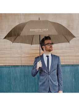 Kenneth Cole - New York UV Protection Unisex Auto Open Umbrella - Brown