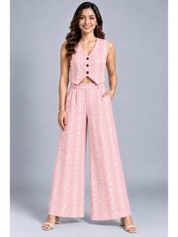KEVORA APPARELS - Pink Floral Printed Co-Ord Set