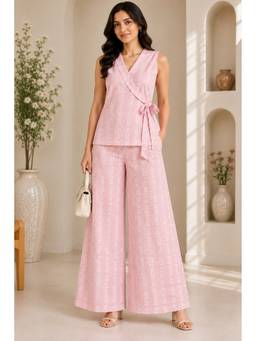 KEVORA APPARELS - Pink Floral Printed Co-Ord Set