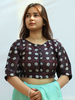 Chidiyaa - Raya Mashru Silk Blouse
