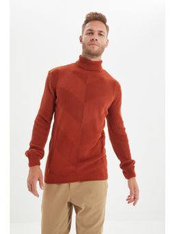 Trendyol - Man Brown Sweater