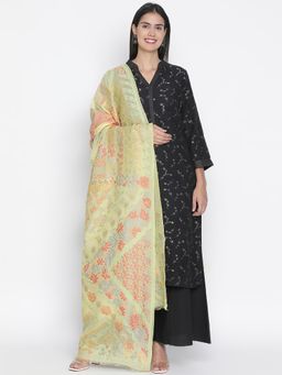 Shingora - Black Woven Design Suit Co-Ord (Set of 3)