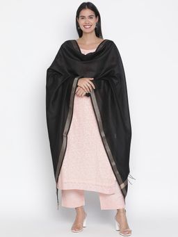 Shingora - Pink Jacquard Design Woven Suit Co-Ord (Set of 3)