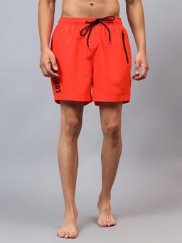 La Intimo - Indian Swim Orange Bermuda Shorts