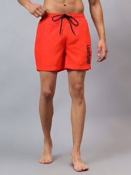 La Intimo - Pacific Orange Swim Boxer Shorts
