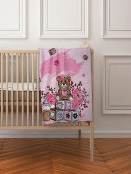Threadwear - Pink Premium Super Soft Pure Wool Baby Blanket