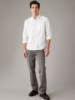 American Eagle - Men Grey AirFlex+ Original Bootcut Jeans