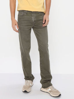 American Eagle - Men Olive AirFlex+ Original Bootcut Jeans