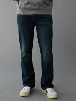 American Eagle - Men Navy EasyFlex Slim Bootcut Jeans
