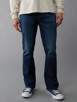 American Eagle - Men Navy AirFlex+ Slim Bootcut Jeans