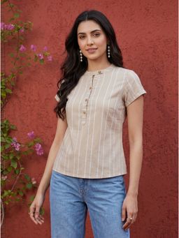 Mamicha - Beige Arya Top