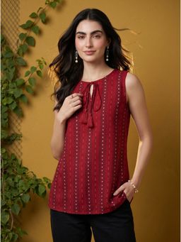 Mamicha - Maroon Sasha Top