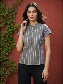 Mamicha - Dark Grey Sana Top
