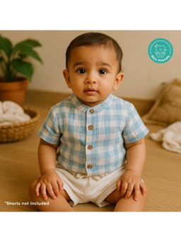 Kids of Greendeer - Boys Blue Checks Shirt