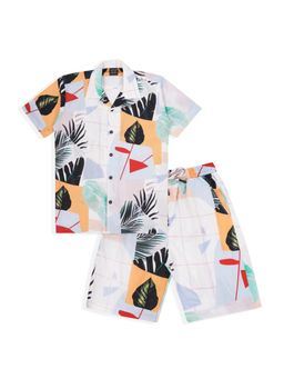 CAVIO - Boys Multi-Color Graphic Shirt with Shorts (Set of 2)