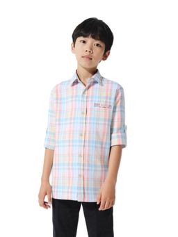 CHARCHIT - CAVIO Boys Multi-Color Checks Shirt