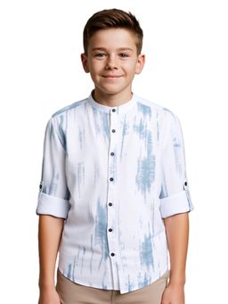 CHARCHIT - CAVIO Boys Grey Tie & Dye Shirt