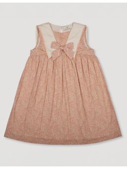 EARLY SUNDAY - Girls Pink Floral Knee Length Dress