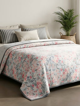 Haus & Kinder - Grey Moments Cotton Reversible Dohar (Double)