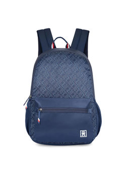 Tommy Hilfiger - Unisex Josue Printed Blue Backpack