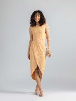 Torsha - Orange Citrus Curve Dress