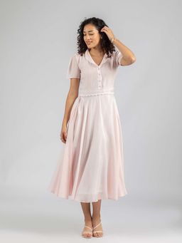 Torsha - Pink Serenity Bloom Dress