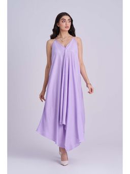Torsha - Lavender Luxe Midi Dress