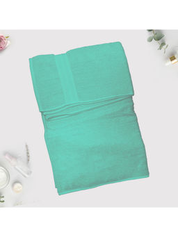 Layers - Cotton Plus Water Green Solid Bath Towel (L)